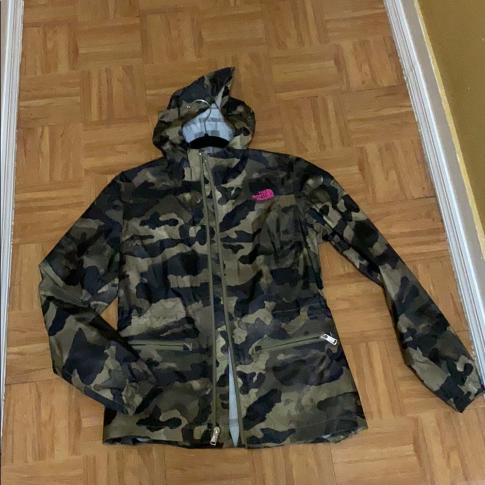 North face rain coat